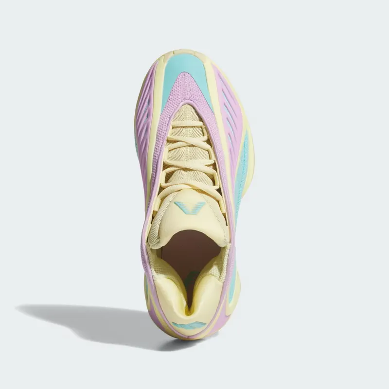 Adidas Anthony Edwards 2 J Almost Yellow / Bliss Lilac / Flash Aqua (JQ9505)