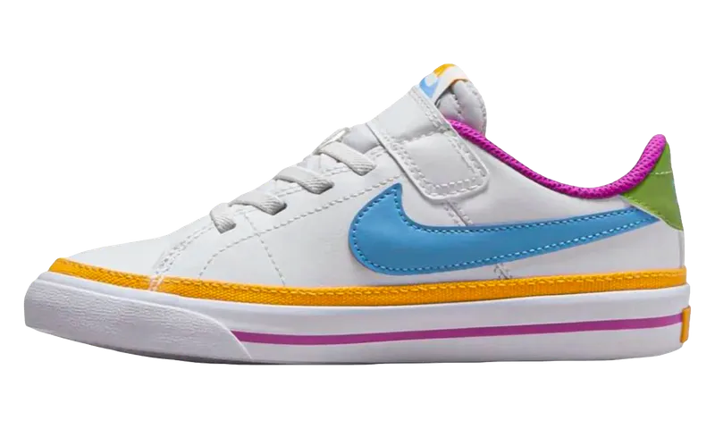 Nike Court Legacy Lift PS “White Multi-Color” (DA5381-123)