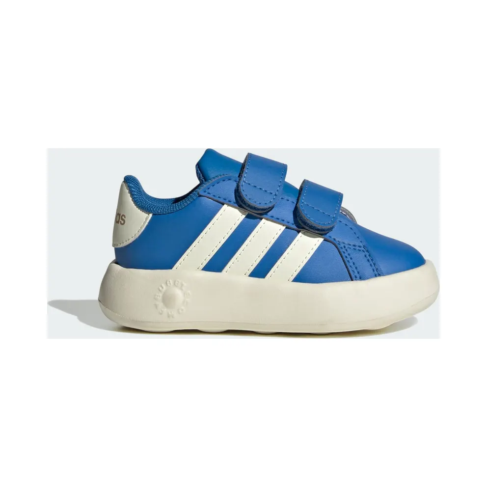 adidas Grand Court 2.0 Shoes Kids “Bright Royal / Ivory / Warm Sandstone” (JR5103)