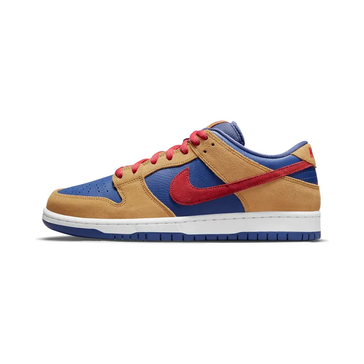 Nike SB Dunk Low Papa Bear (2021) – “Wheat / Dark Purple Dust / White / Light Fusion Red” (BQ6817-700)