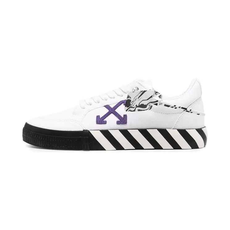 Off-White Vulc Low Top White Purple (OMIA085R21FAB0010137)