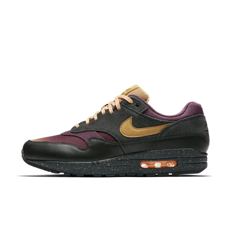 Nike Air Max 1 Pro Purple Fade Anthracite/Pro Purple-Tangerine Tint-Elemental Gold (875844-002)