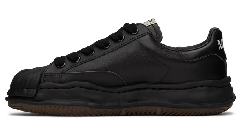 Miharayasuhiro Black Leather Blakey OG Sneakers (A06FW702) (3)