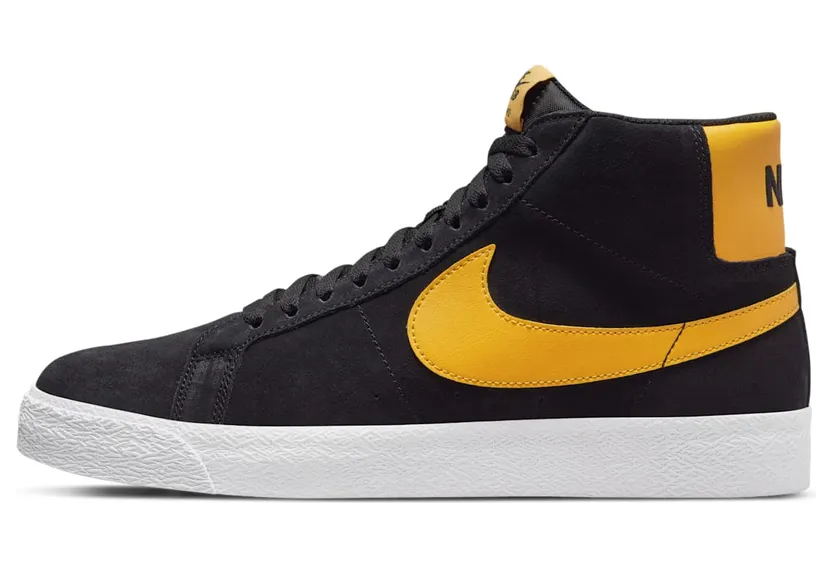 Nike SB Zoom Blazer Mid “Black / White / University Gold” (864349-009)