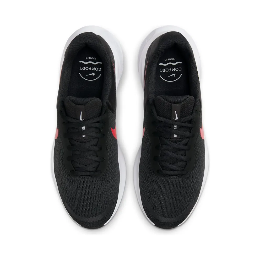Nike Revolution 7 Black White University Red (FB2207-003)