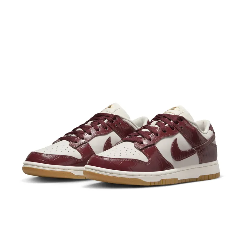 Nike Dunk Low LX “Team Red Croc” (FJ2260-004)