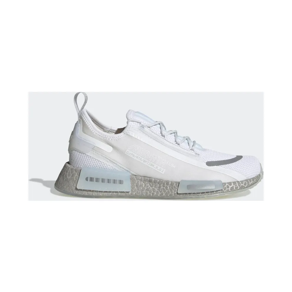adidas NMD_R1 Spectoo Schuh Cloud White / Crystal White / Silver Metallic (GZ9267)