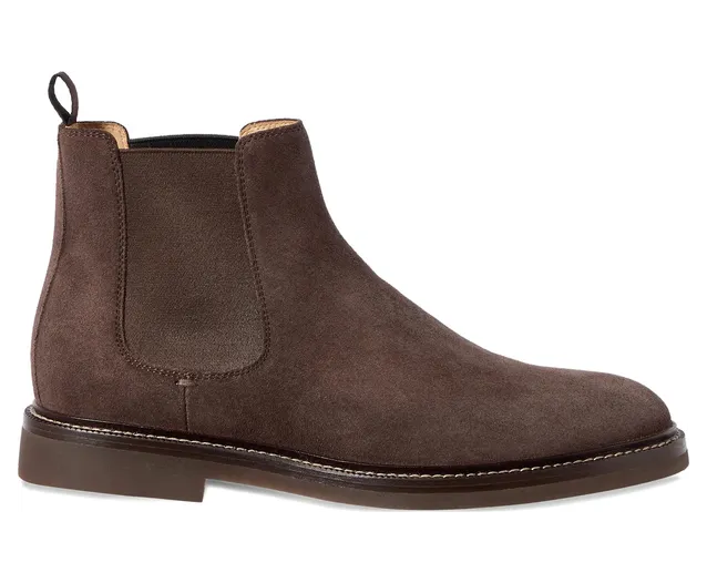 Brunello Cucinelli Suede Chelsea “Brown” (MZUSOLE818 C9832)