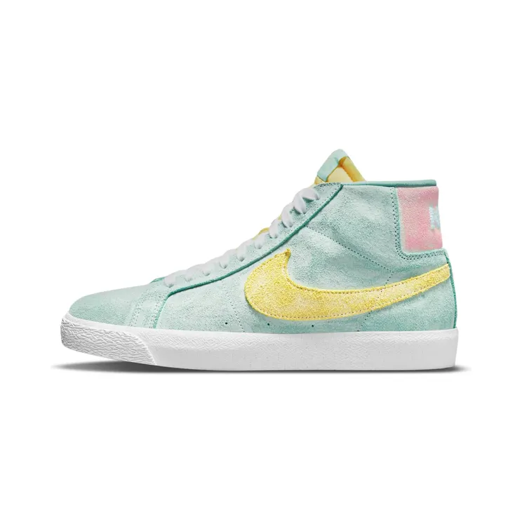 Nike SB Blazer Mid Faded Light Dew – “Light Dew / Green Glow / Arctic Punch / Light Citron” (DA1839-300)