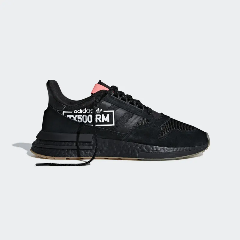adidas  ZX500 RM Alphatype Core Black/Core Black/Flash Red (BB7443)