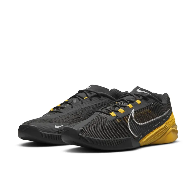 Nike React Metcon Turbo Dark Smoke Grey Bright Citron (CT1243-007)
