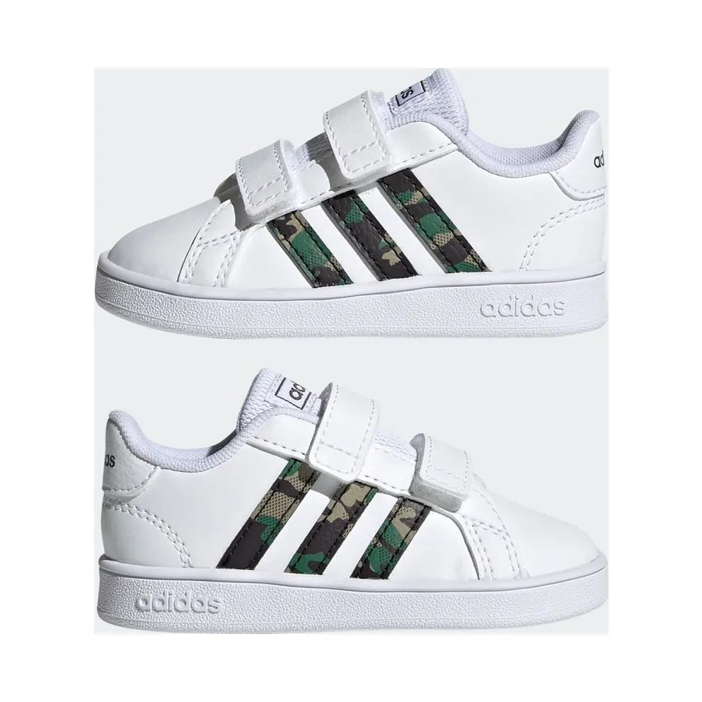 adidas Grand Court Camouflage Cloud White / Core Black / Carbon (GZ1086)