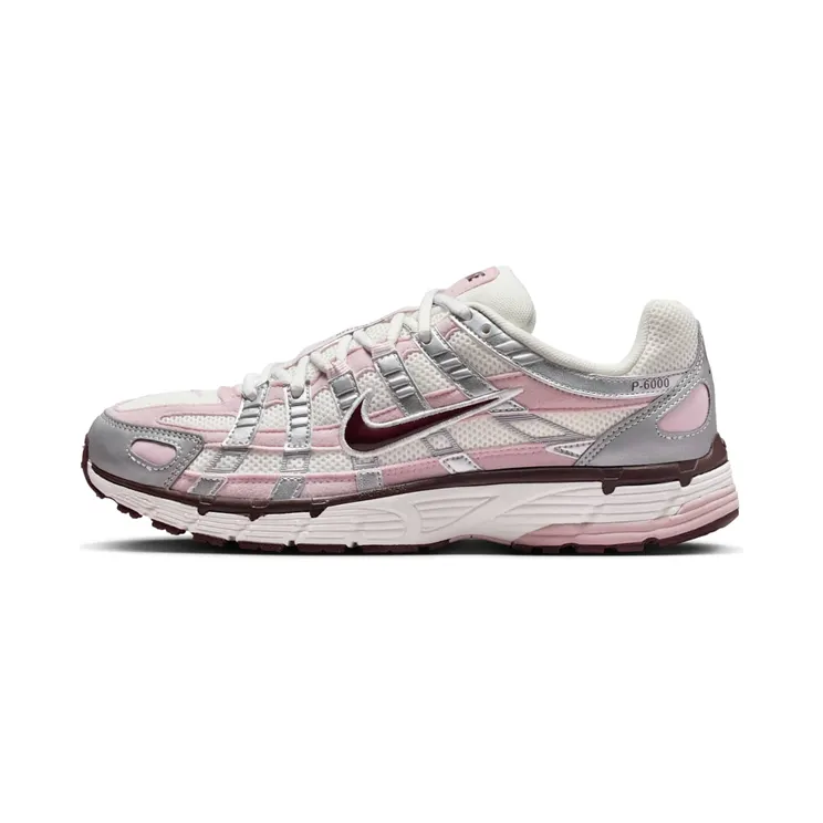 Nike P-6000 “Summit White / Metallic Silver / Burgundy Crush / Plum Chalk” (IM6026-121)