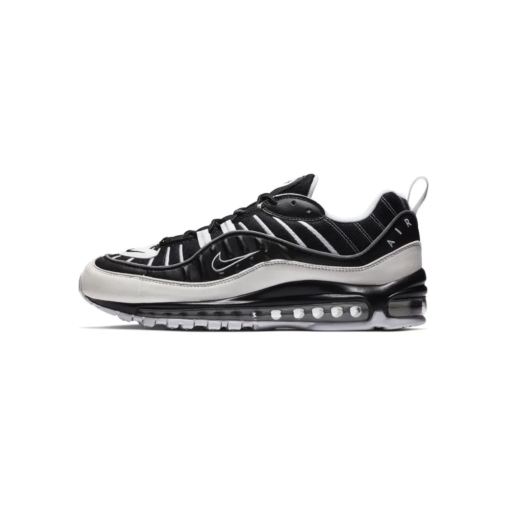 Nike Air Max 98 White Black Black/White-Reflect Silver (640744-010)