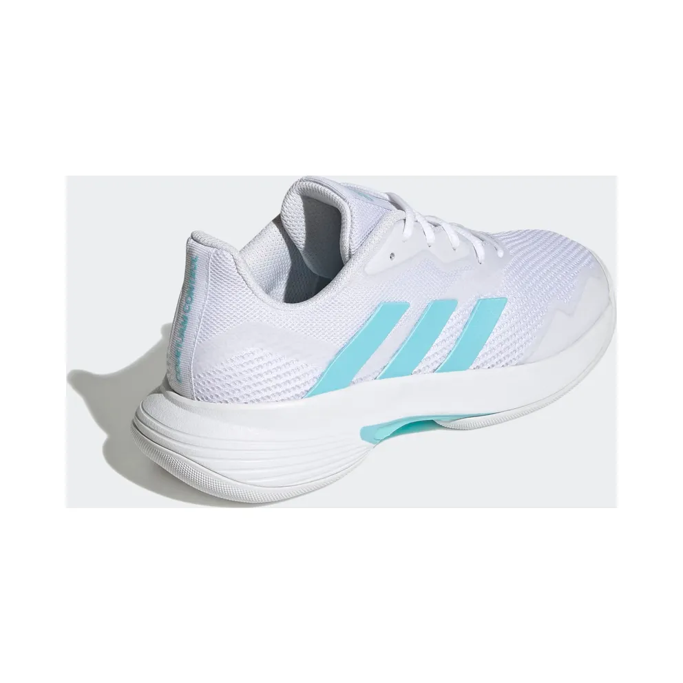 Adidas Courtjam Control Tennis Shoes Cloud White / Bliss Blue / Cloud White (HP7420)