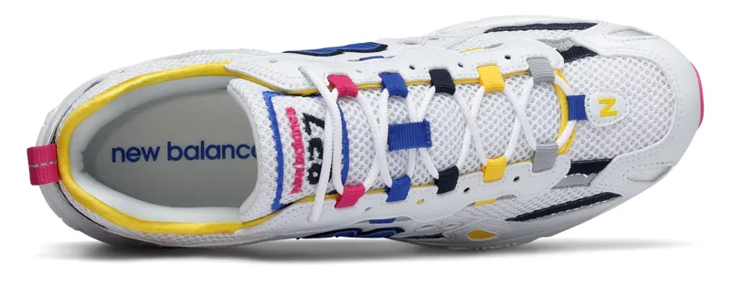 New Balance 827 White Atomic Yellow White/Atomic Yellow (ML827AAO)