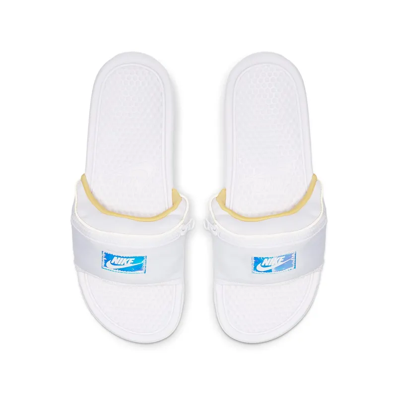 Nike Benassi JDI Fanny Pack White Topaz Gold White/Topaz Gold-White (CJ0604-100)