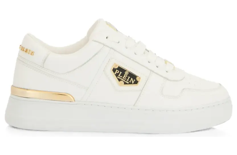 Philipp Plein Low-Top Carson Sneakers – Weiß (UAFSWSC2825PLE005N)