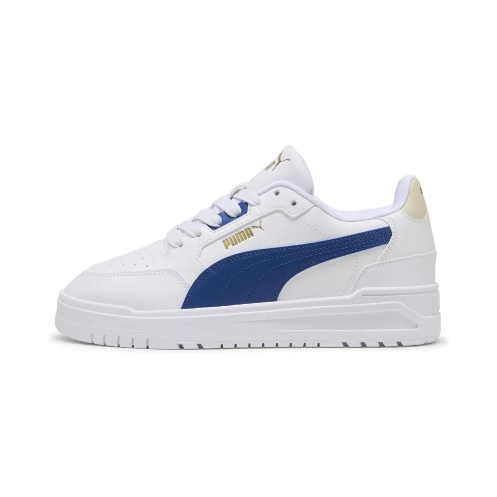 Puma Shuffle Downtown Low “Puma White / Clyde Royal / Puma Gold” (403739_11)