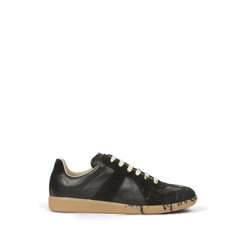 Maison Margiela Replica Paint-splatter “Black” (P7799 S57WS0517 H6851)