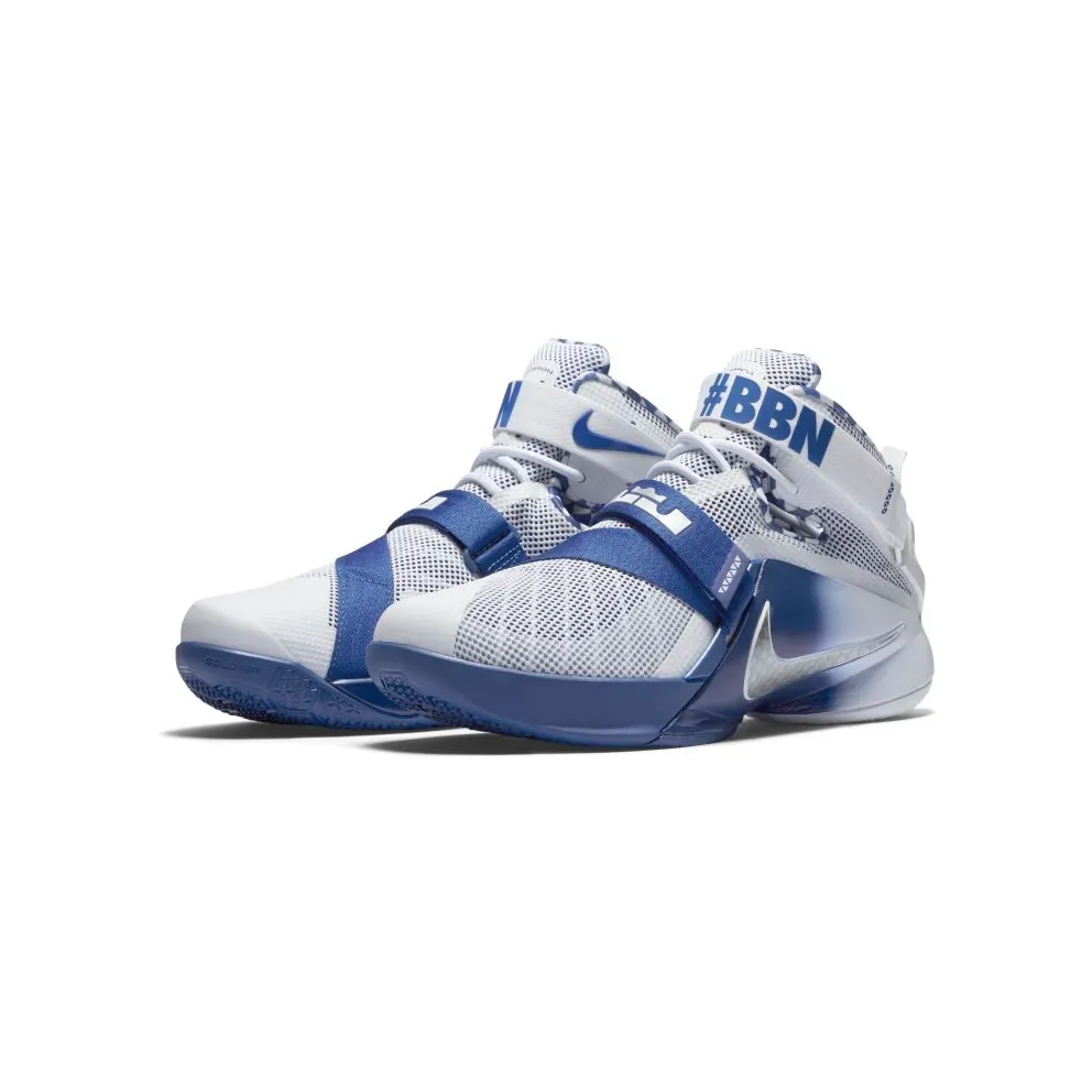 Nike LeBron Soldier 9 Kentucky White/Game Royal-Metallic Silver (749490-104)