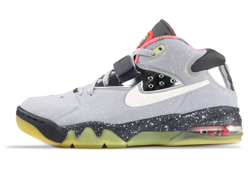 Nike Air Force Max 2013 PRM QS ‘Area 72’ Wolf Grey/White-Anthracite-Total Crimson (597799-001)