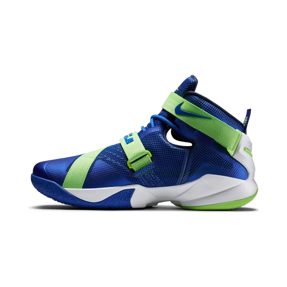 LeBron Soldier 9 “Sprite” Game Royal/Game Royal-White-Green Streak (749417-441)