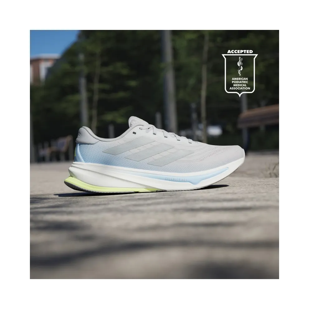 Adidas Supernova Rise 2 Running Shoes Grey Two / Matte Silver / Hi-Res Yellow (IH8708)