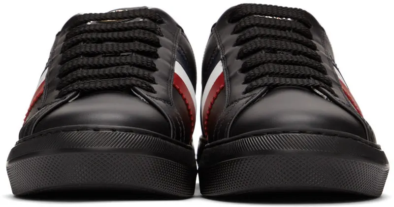 Moncler Black New Monaco Low Sneakers (H109A4M0030001A9A)