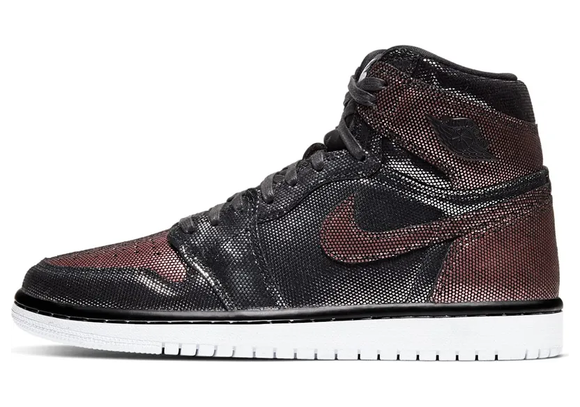 Air Jordan 1 Retro High OG Fearless “Black / Metallic Rose Gold / White” (CU6690-006)