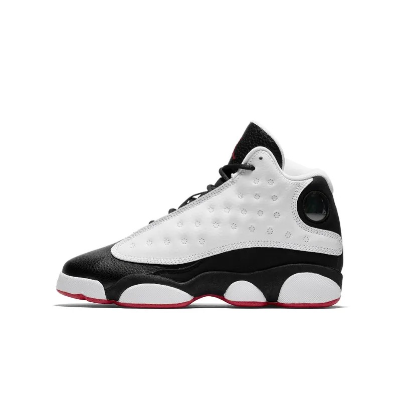 Jordan 13 Retro He Got Game 2018 (GS) White/True Red-Black (884129-104)