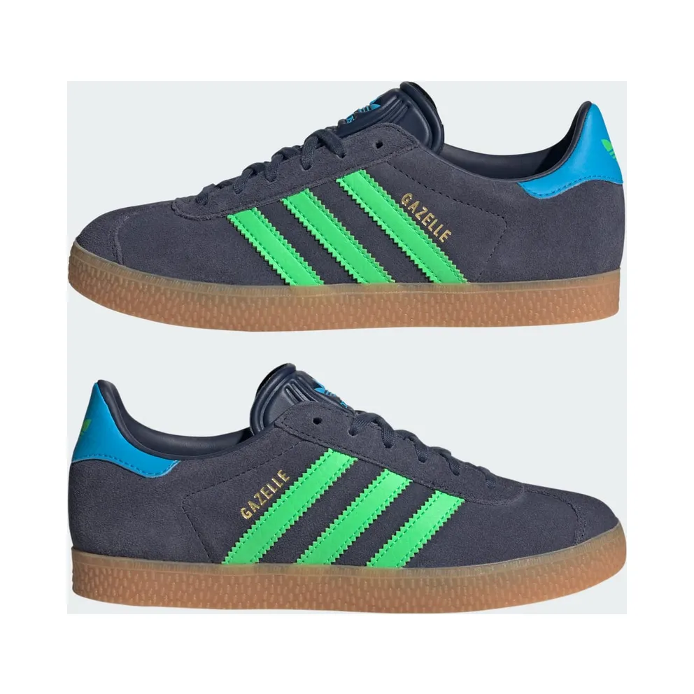 adidas Gazelle Shadow Navy Screaming Green (IH6466)