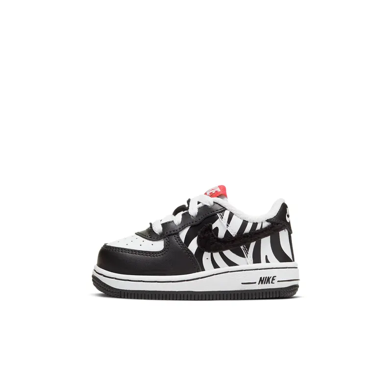Nike Air Force 1 Low Zebra (TD) White/Black (CU4691-100)