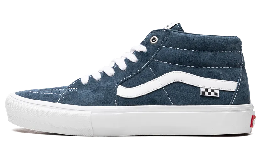 Vans Pig Suede Skate Grosso Mid “Blue/White” (VN0A5FCGY6Z)
