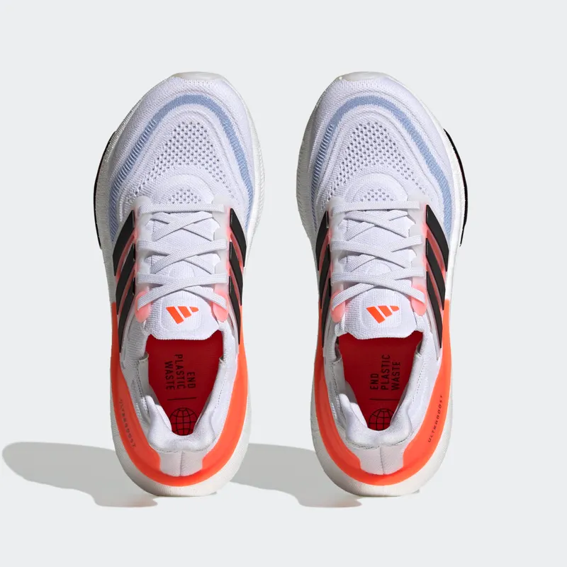adidas Ultraboost Light Cloud White / Core Black / Solar Red (HQ6353)