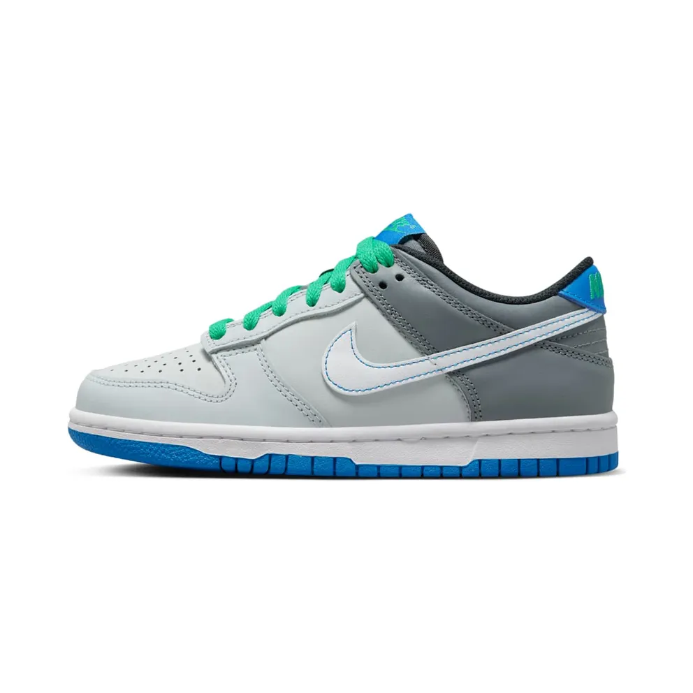 Nike DUNK LOW Grade School “PURE PLATINUM PHOTO BLUE” (DH9765-004)