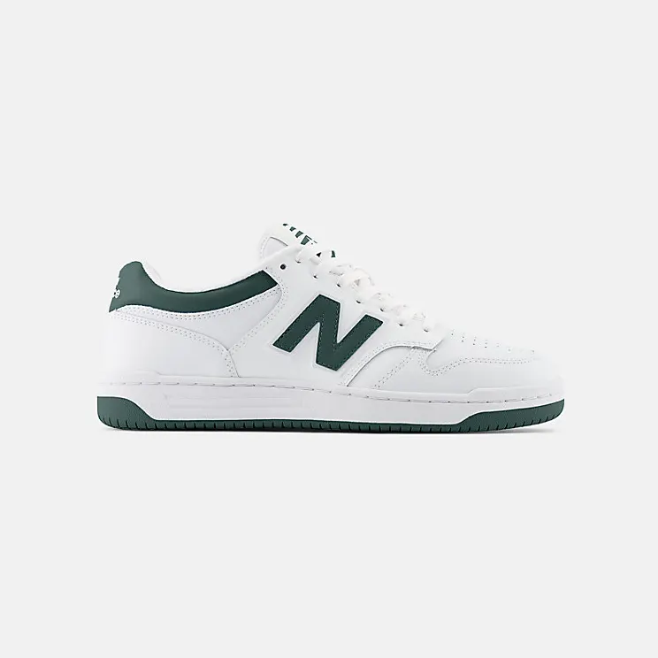 New Balance 480 White Nightwatch Green (BB480LNG)