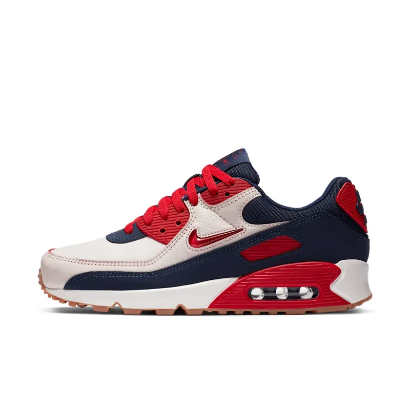 Nike Air Max 90 Home & Away Red Sail/University Red-Black-Gum Medium Brown (CJ0611-101)