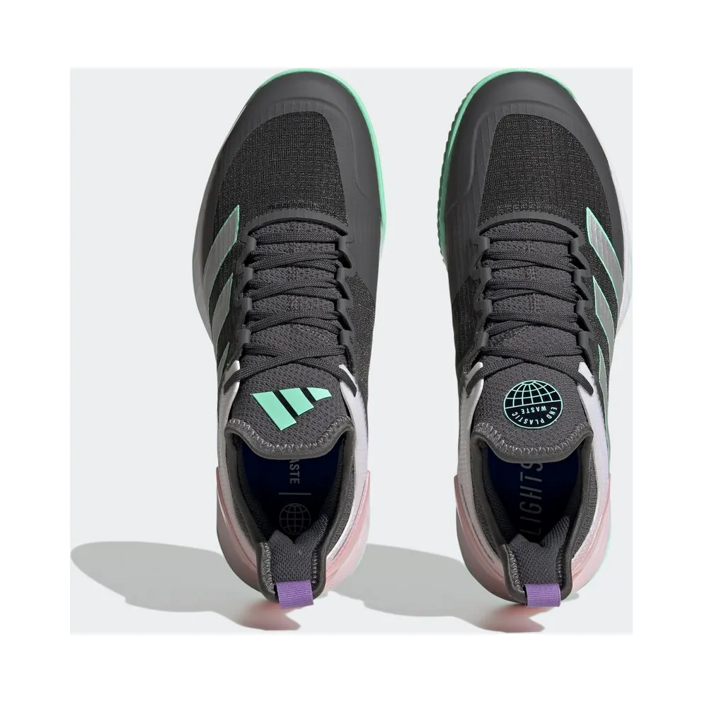adidas adizero Ubersonic 4 Clay Court Tennis Grey Six / Silver Metallic / Violet Fusion (HQ8373)