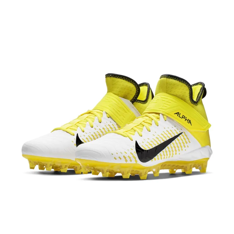 Nike Alpha Menace Pro 2 Mid White Opti Yellow White/Opti Yellow/Anthracite (AQ3209-102)