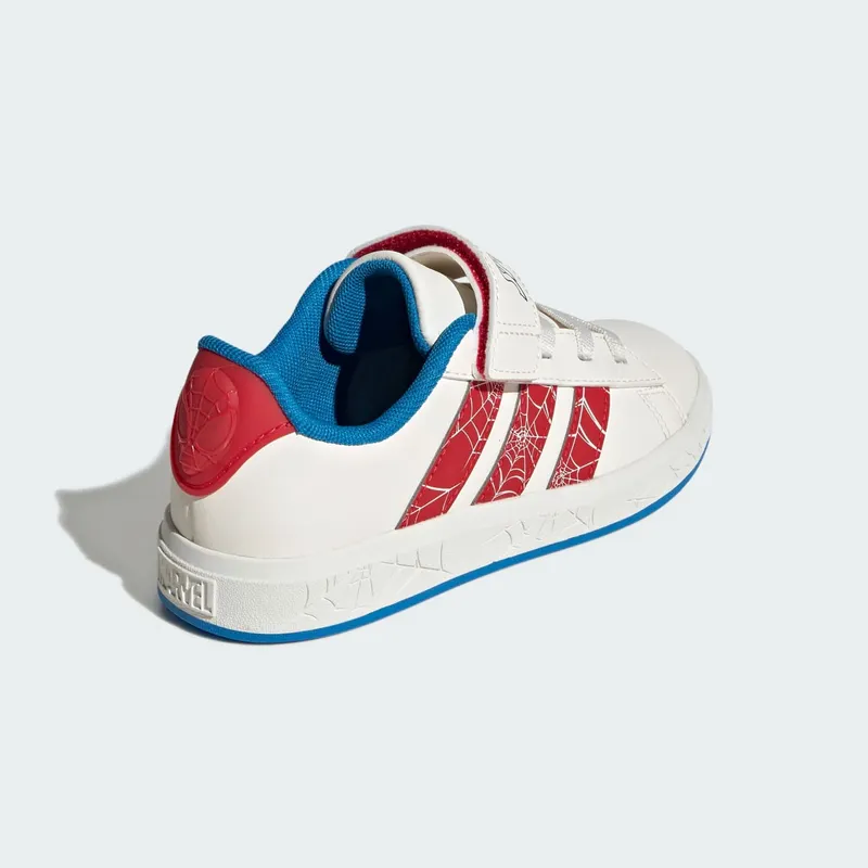 Adidas adidas Marvel Spider-Man Grand Court Kids Cloud White / Pure Ruby / Bright Blue (JS0778)