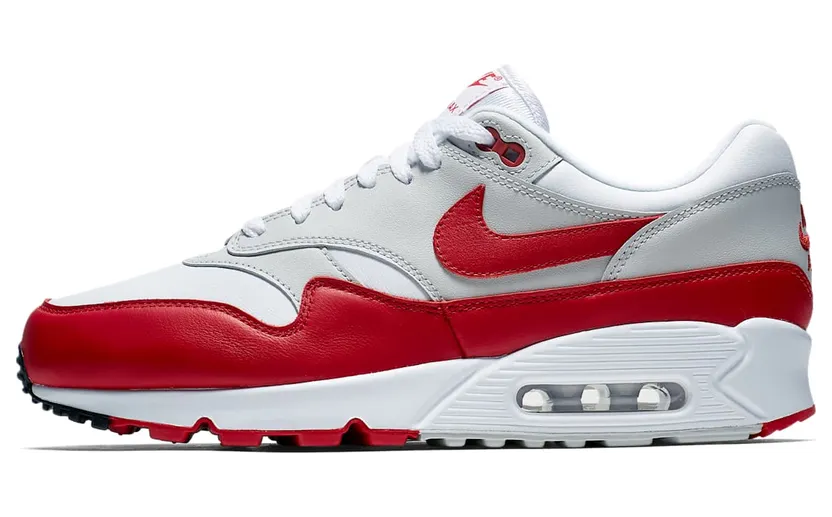 Nike Air Max 90/1 OG “White / University Red” (AJ7695-100)