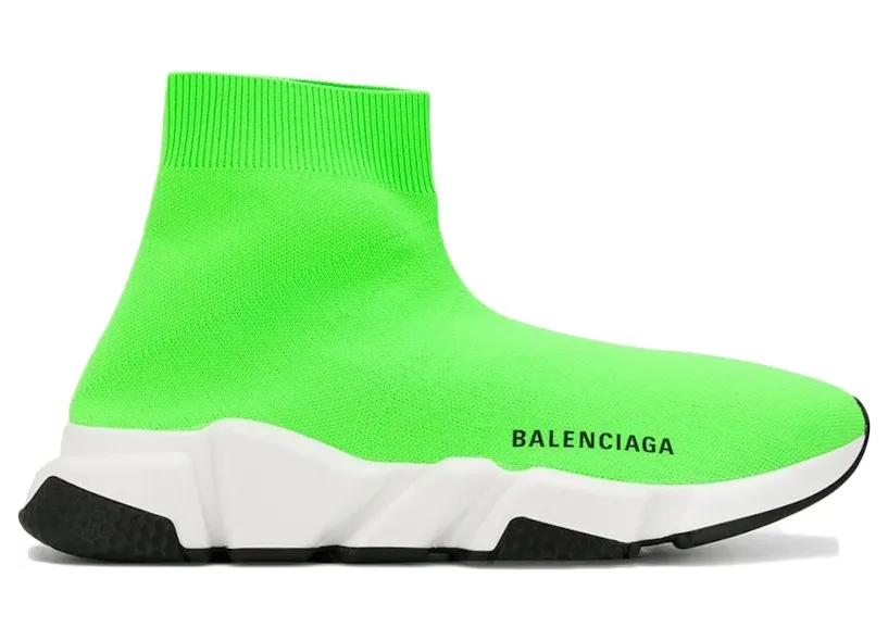Balenciaga Speed Trainer Green Black Sole (W)