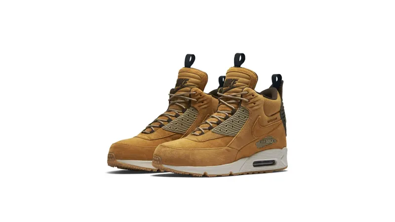 Nike Air Max 90 Sneakerboot Winter Wheat Bronze/Black-Bamboo-Blue Ribbon (684714-700)
