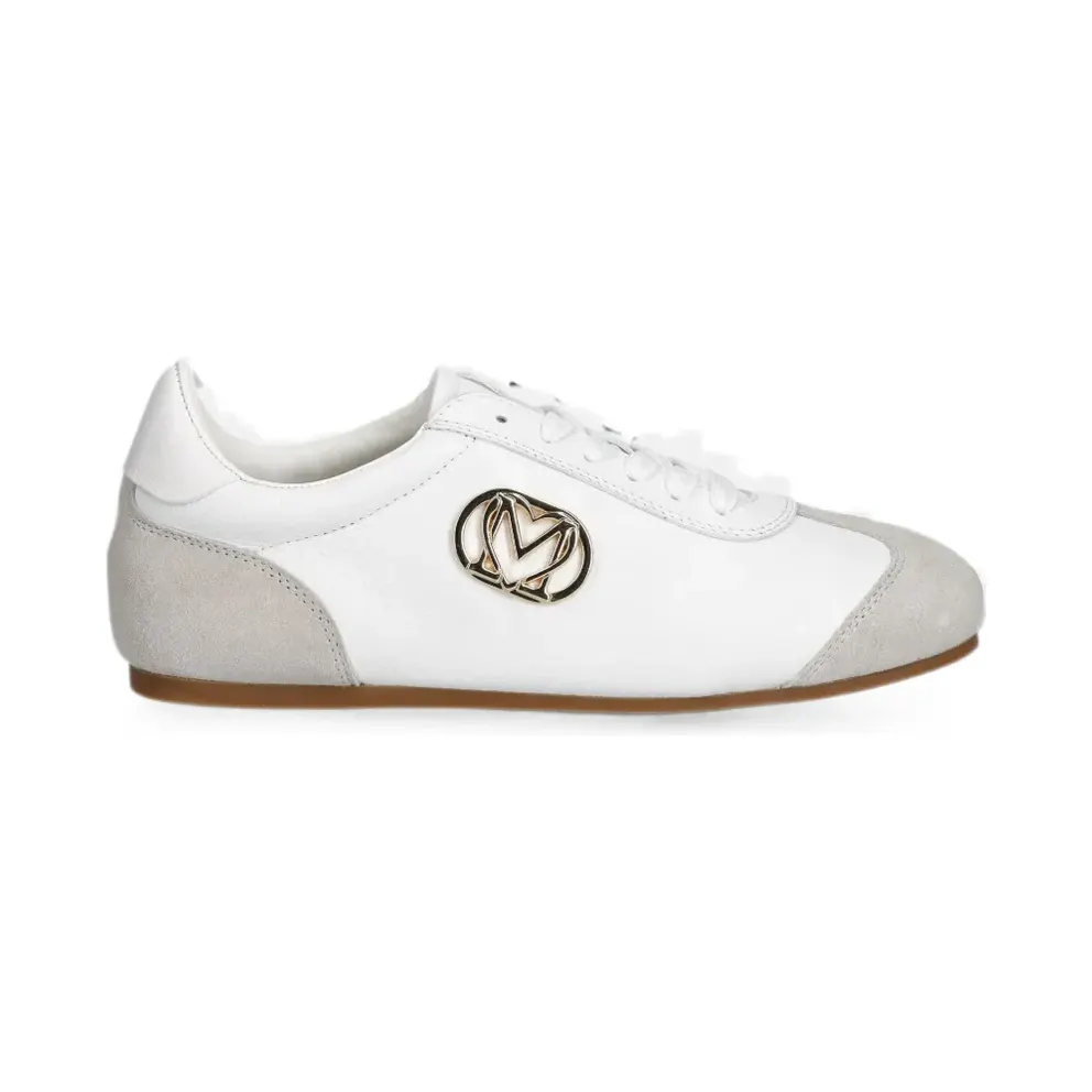 Love Moschino Suède with logo-plakkaat – White (JA10121G1OIK1)