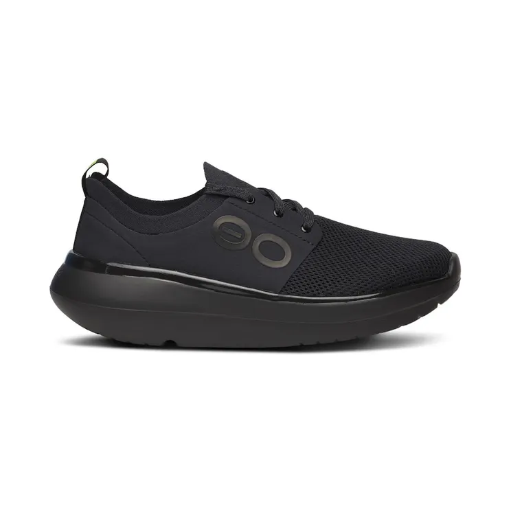 OOFOS Stride Lace-Up Black (5077BLACK)