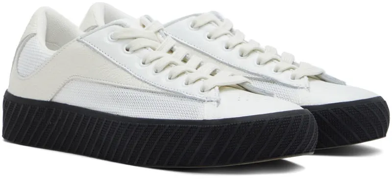 BY FAR Off-White & Black Rodina Low-Top Sneakers (22SSROABOWGRL)