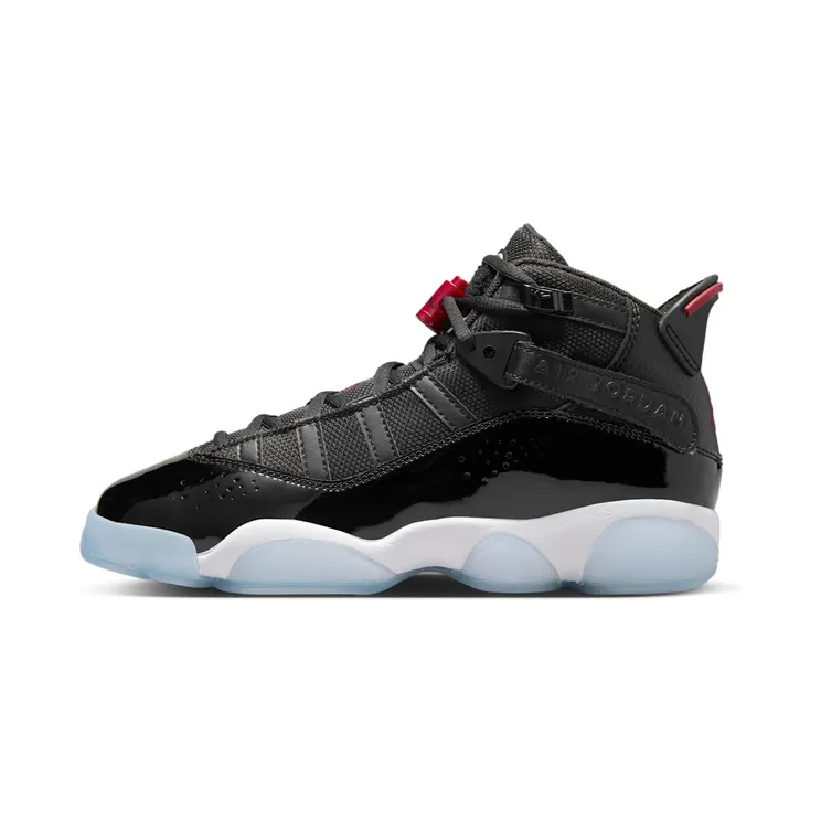 Jordan 6 Rings “Black / White / Gym Red” (323419-064)
