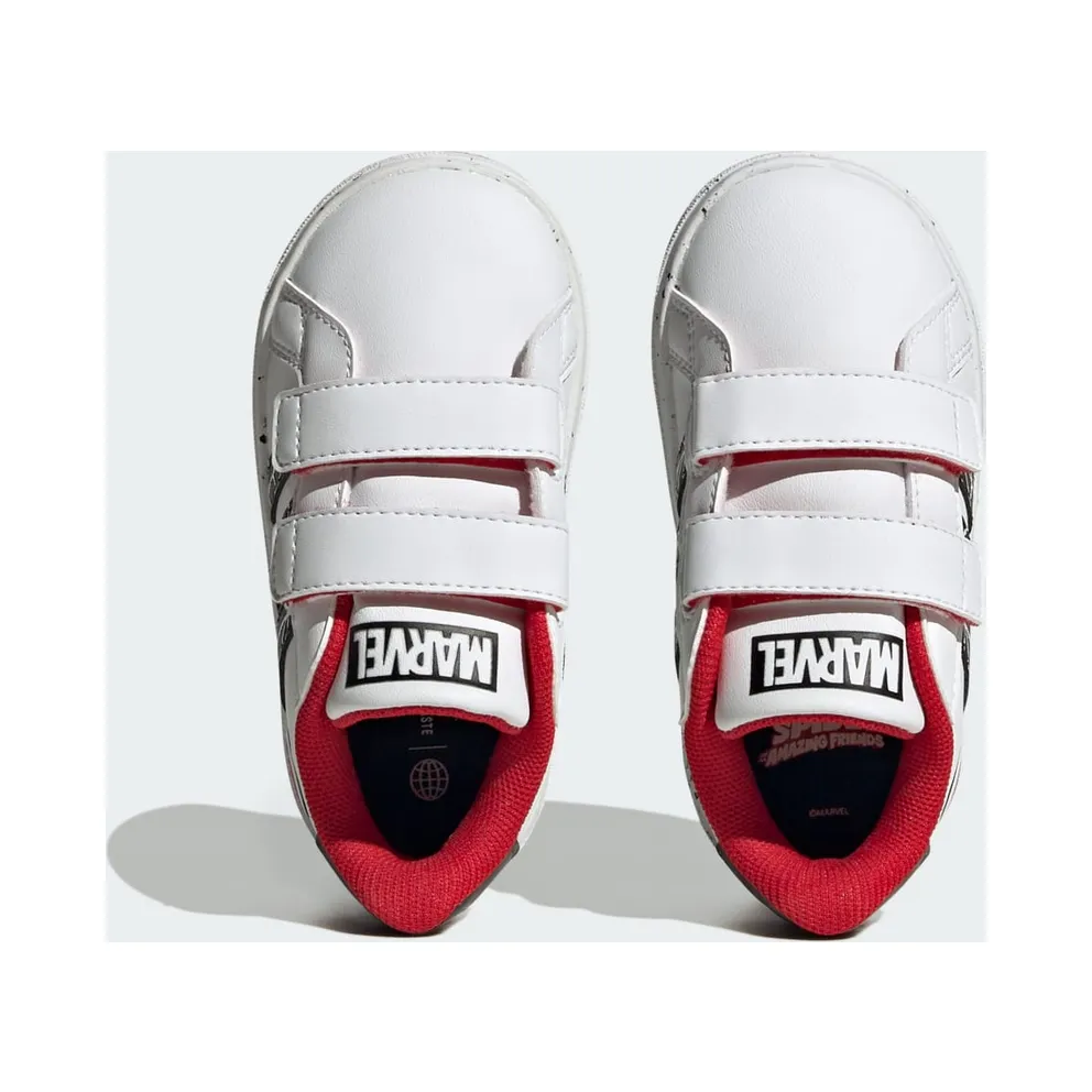 adidas Grand Court x Marvel Spider-Man Cloud White / Core Black / Better Scarlet (IF9893)