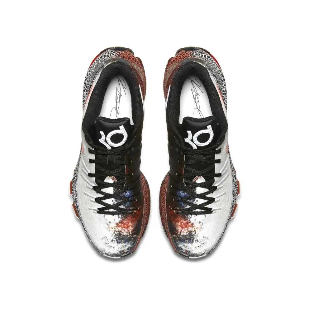 Nike KD 8 Christmas White/Black-Bright Crimson (822948-106)